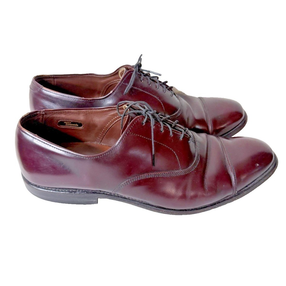 Allen Edmonds Park Avenue Leather Cap Toe Oxford Shoes US 10D Mens Career
